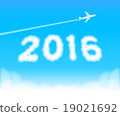 新年的材料天空裝飾信飛機1 19021692