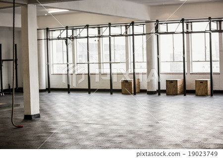 Interior view of a gym 19023749