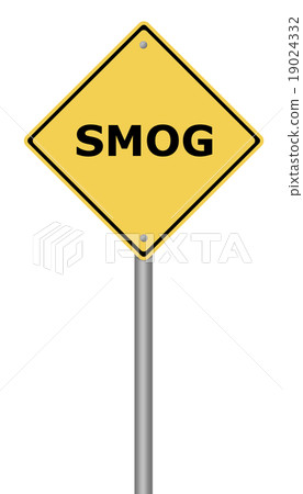 Warning Sign SMOG - Stock Illustration [19024332] - PIXTA