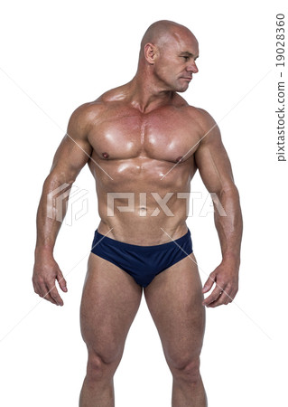 Shirtless muscular athlete 19028360