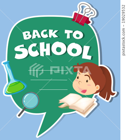 Paper design with back to school theme Paper design with back to school theme 19029532