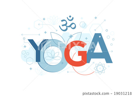 Yoga Word Typography Yoga Word Typography 19031218
