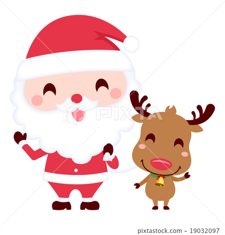 聖誕老人馴鹿角色 19032097
