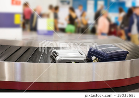 Luggage on the track Luggage on the track 19033685