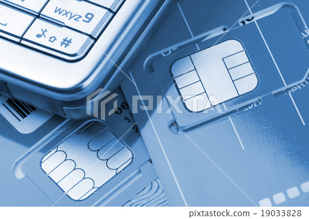Mobile phone with sim cards Mobile phone with sim cards 19033828