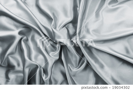 Grey rumple satin fabric 19034302