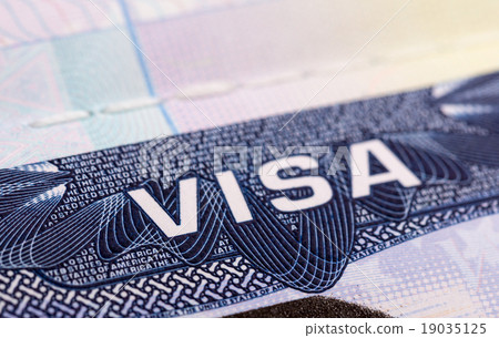 Visa in passport Visa in passport 19035125