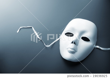 Theater mask on grey 19036925