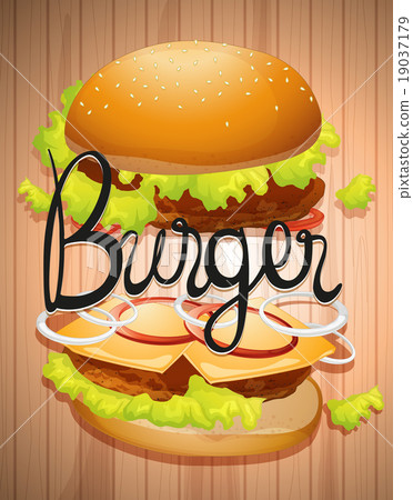 Hamburger with meat and vegetables Hamburger with meat and vegetables 19037179