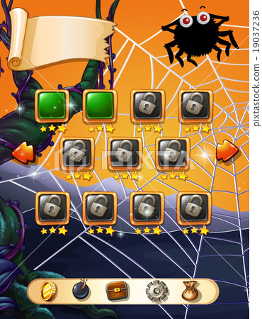 Game template with halloween theme Game template with halloween theme 19037236