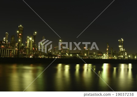 工廠夜景 工廠夜景 19037238