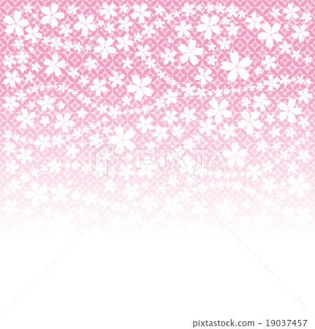 櫻花背景背景景泰藍例證 19037457
