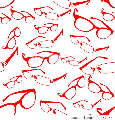 Seamless Spectacle Pattern Vector 19037462