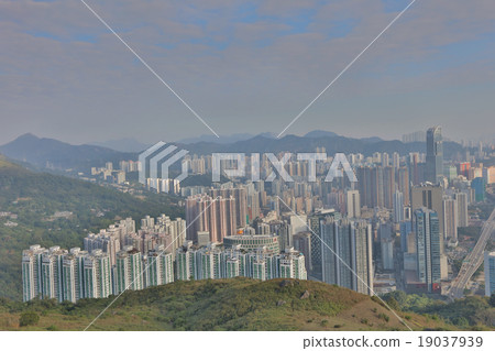 Downtown Kowloon Hongkong from Tsuen Wan Downtown Kowloon Hongkong from Tsuen Wan 19037939