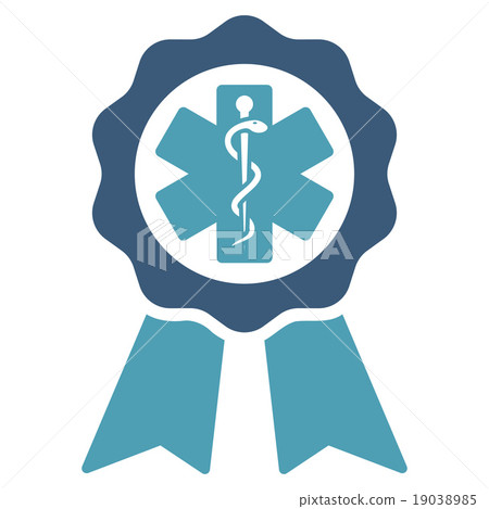 Medical Seal Icon Medical Seal Icon 19038985