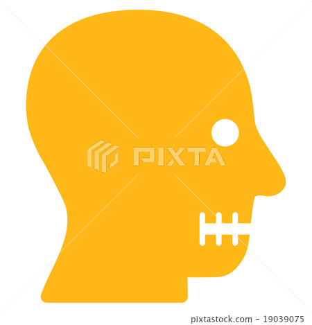 Sewn Mouth Icon Sewn Mouth Icon 19039075