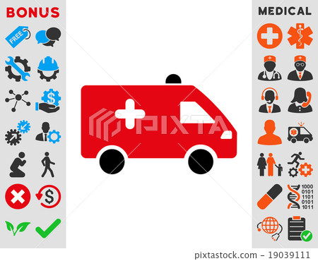 Hospital Car Icon Hospital Car Icon 19039111