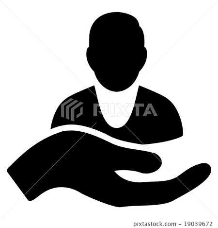 Patient Assistance Icon - Stock Illustration [19039672] - PIXTA