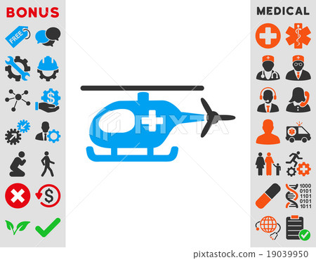 Emergency Helicopter Icon Emergency Helicopter Icon 19039950