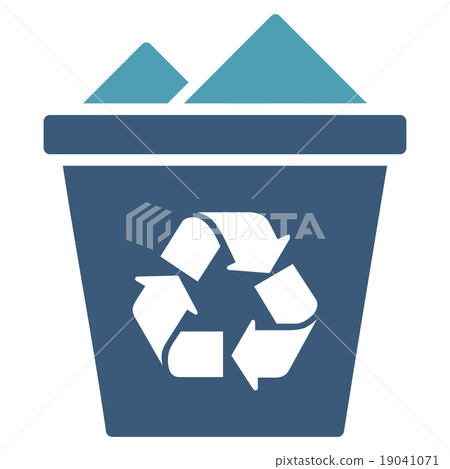 Full Recycle Bin Icon Full Recycle Bin Icon 19041071