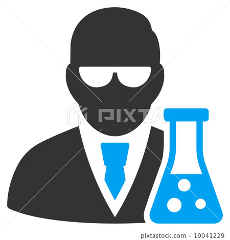 Scientist With Flask Icon Scientist With Flask Icon 19041229