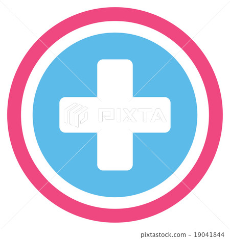 Rounded Cross Icon 19041844