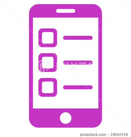 Mobile List Icon Mobile List Icon 19042339