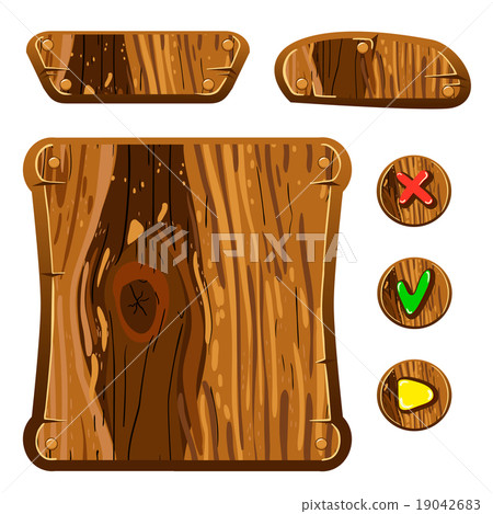 wooden game assets-2 19042683