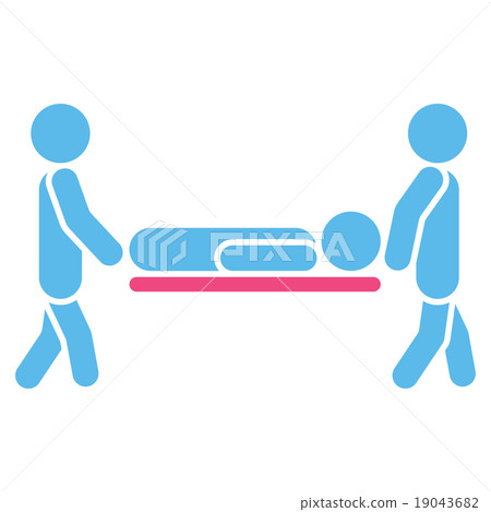 Patient Stretcher Icon 19043682