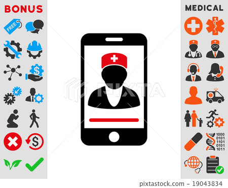 Mobile Doctor Icon 19043834