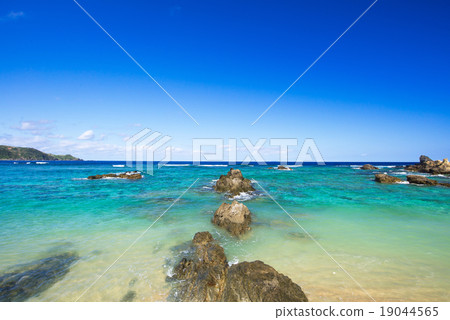 在沖繩·阿丹海灘的海灘 19044565