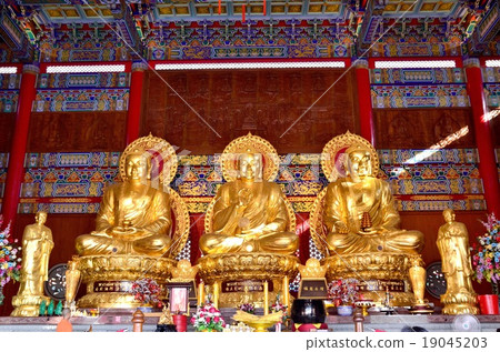 Buddbha in chinese temple 19045203
