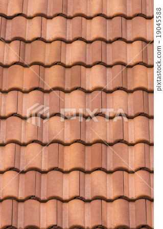 Seamless orange roof tile texture background. Seamless orange roof tile texture background. 19045588