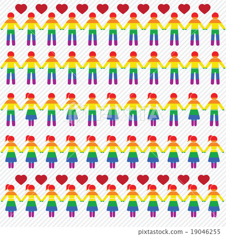 LGBT icons set. illustration 19046255