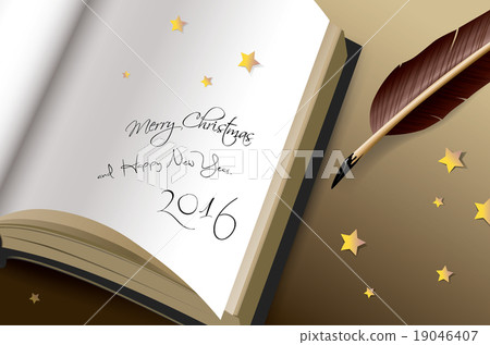 Merry Christmas and Happy new years 2016 Greeting 19046407