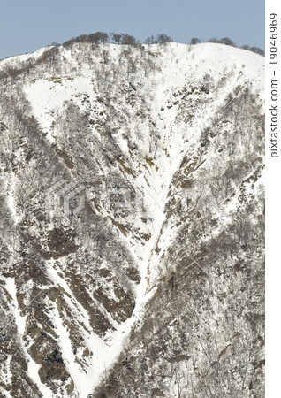 Movement peak of snow from Tonodake 19046969