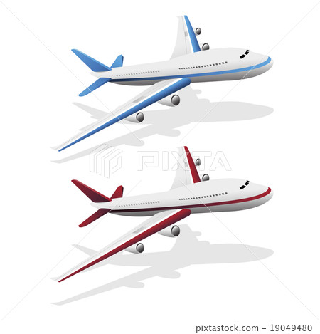 Airplane vector icon  19049480