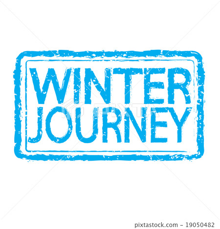 winter stamp text design 19050482