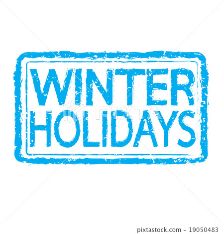 winter stamp text design 19050483