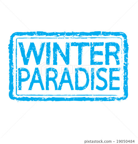 winter stamp text design 19050484