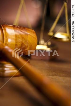 Judge gavel, ambient light vivid theme 19050793