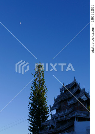 buddhist building temple in the evening buddhist building temple in the evening 19051893