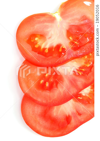 sliced tomato on white sliced tomato on white 19052016