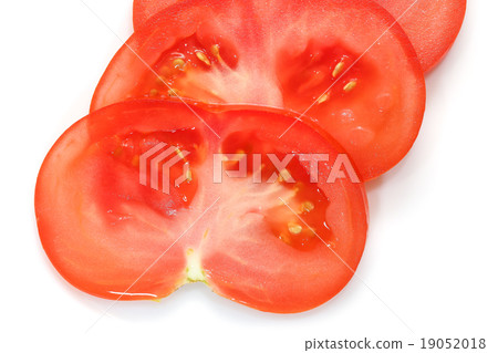sliced tomato on white sliced tomato on white 19052018