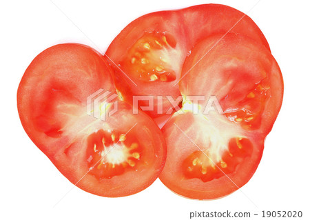sliced tomato on white sliced tomato on white 19052020
