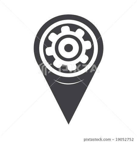 Map Pointer Gear icon 19052752