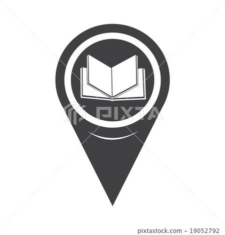 Map Pointer Book Icon 19052792