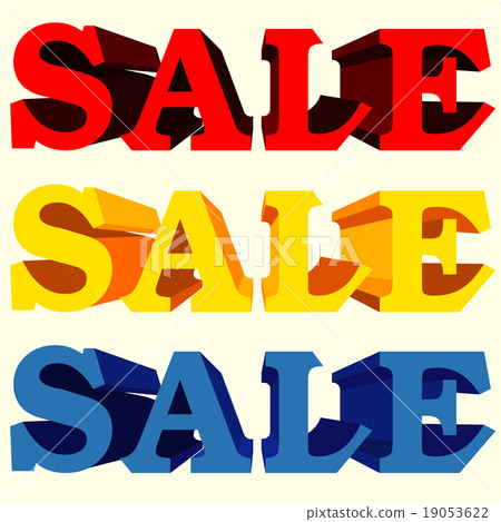 sale text vector sale text vector 19053622