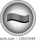 Hairdressing objects icon. Vector 19055949