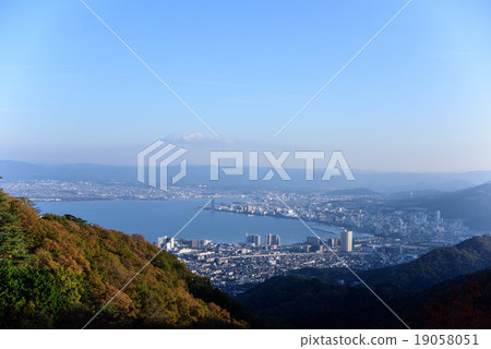 View of Otsu city from Mt. Hiei View of Otsu city from Mt. Hiei 19058051